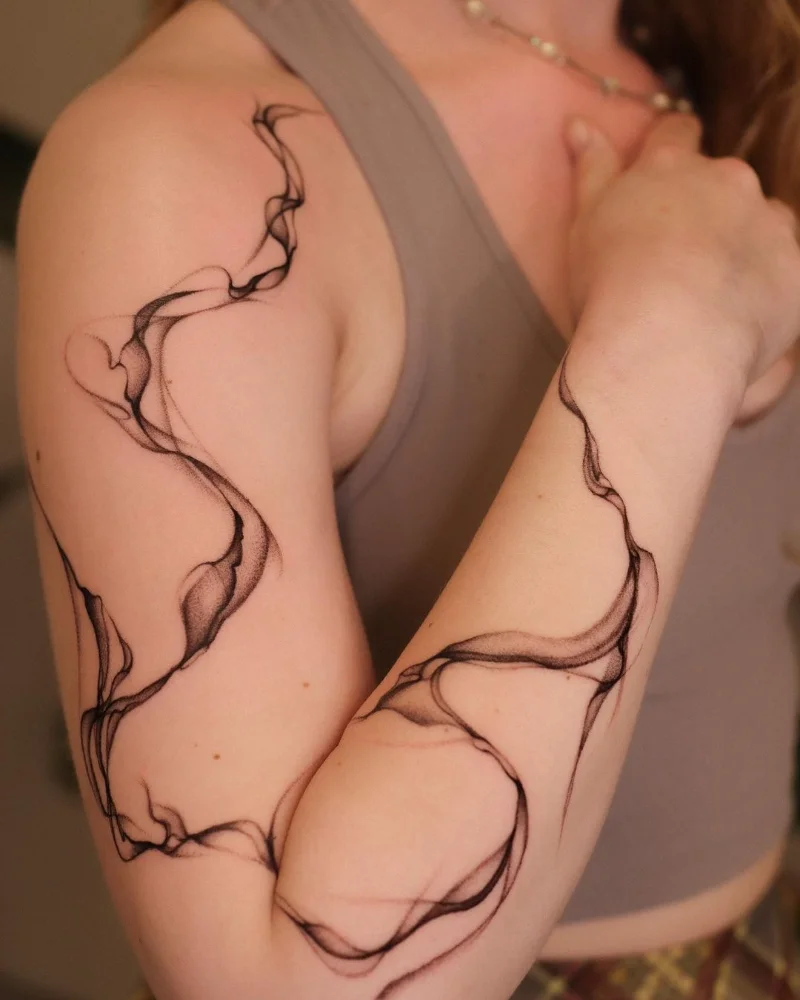 Smokey Abstract by Munzo. Abstract.